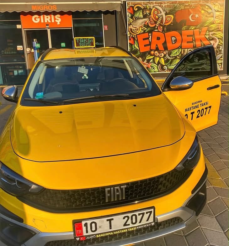 Erdek ve çevre güzergâhlarda taksi hizmeti